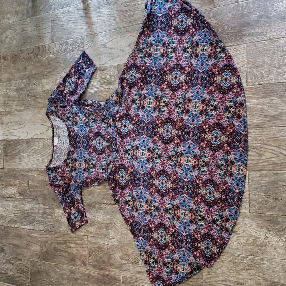 LuLaRoe Nicole Dress large multicolor